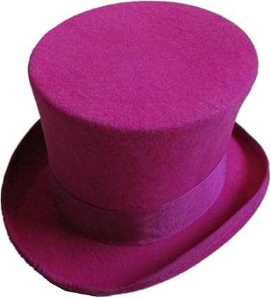 purple felt top hat