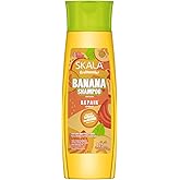 SKALA Fruitastic Banana Shampoo 10.99 fl oz – For Frizzy & Brittle Hair – With Banana Extract, Bacuri Butter, Ceramides & Vegetable Collagen – No Parabens or Silicones