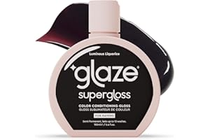 Glaze Super Gloss Colour Conditioning – Luminous Licorice for Natural Dark Brown to Black Hair – Rinse Out Semi-Permanent Hai