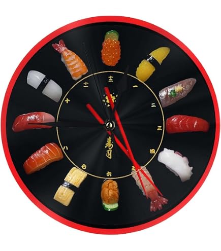 Amazon.com: flavorbox CL-27S Sushi Clock for Foreign Visitors to