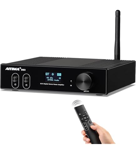 Amazon.com: AIYIMA A80 Bluetooth Amplifier DAC Stereo HiFi