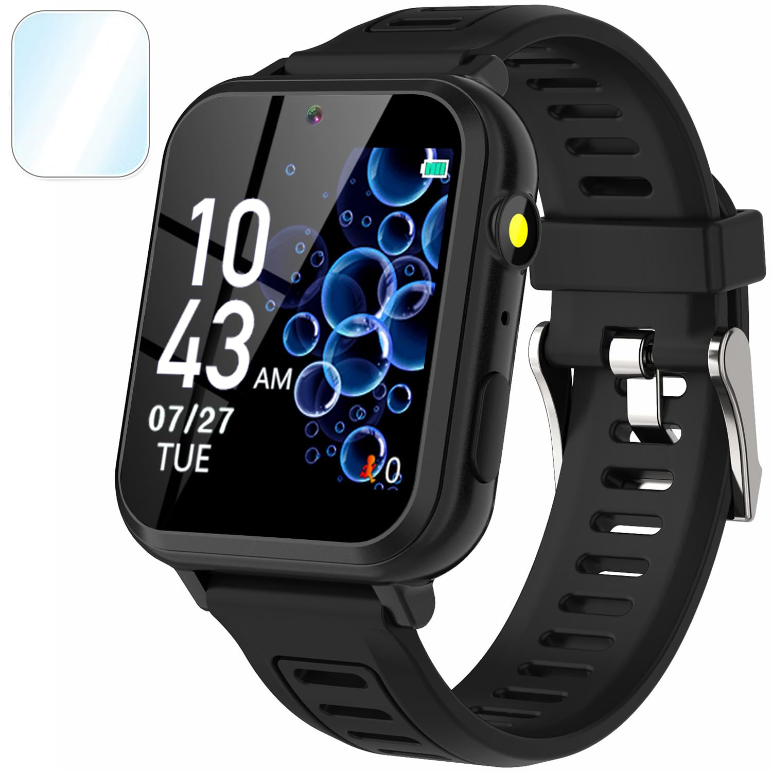 Photo 1 of Cosjoype Kids Game Smart Watch Girls Gifts Age 5-12, 24 Puzzle Games HD Touchscreen Video Camera Music Player Storybook Pedometer 12/24hr Brithday Toy for 6 7 8 Year Old Include Screen Protector