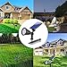 Iextreme Solar Spotlights, 4 LED Waterproof Solar Spotlight 180 ° Adjustable Wall Light, 2-in-1 Security Lighting, Auto On/Off Landscape Lights for Gardens Patio Deck Yard Driveway Pool Area(2 Pack)