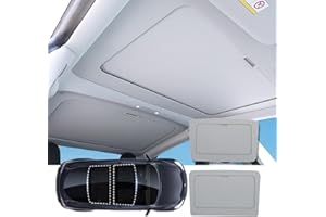 MHOYMP Automatic Electric Sunshade Roof for Tesla Model 3 2019-2025 - UV Protection, Quiet Motor, Voice Control, Ambient Lighting