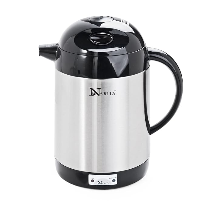 Narita Electric Stainless Steel Water Kettle (1.5 L) Automatic Keep