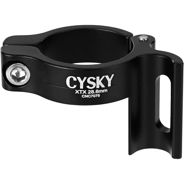 OMNI Racer Carbon Front Derailleur Clamp - Worlds Lightest, Full Carbon, 34.9mm Matte Black