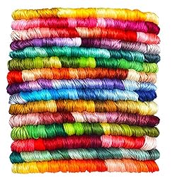 Premium Rainbow Color Embroidery Floss - Cross