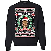 Wild Bobby Merry Chrithmith Ugly Christmas Sweater Unisex Crewneck Graphic Sweatshirt
