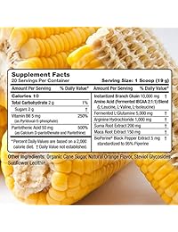 nutrasumma Aminoácidos, Sabor Natural de naranja claro – 374 G