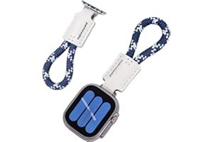 pamovolio leather braided short paracord for apple watch fob keychain clip pocket watch ultra49mm series123456789se10s 46/44/45/42/41/40/38mm chain watch band key Holder Ring