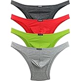 iKingsky Men's Cheeky Underwear Mens Bikini Panties Sexy Branzilian Back Briefs