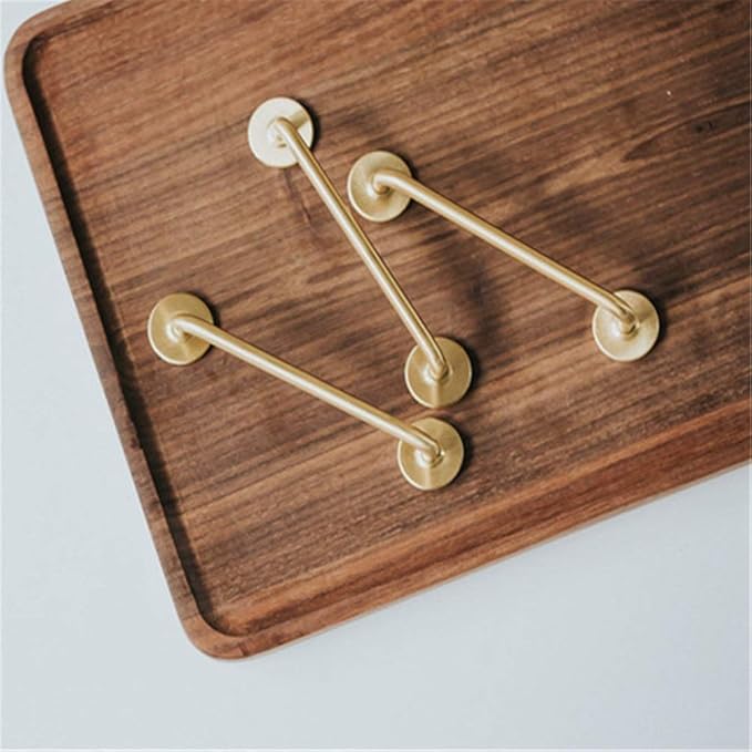 Schrankgriffset goldene Bogen-Kabinett-Schrank-Bücherschrank-Fach-Zug