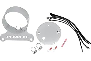 EAGLE SKULL 1995-2005 Chrome Harley Sportster Single Gauge Mount Bracket HD 67293-95 XL 1200 883 speedometer tachometer XL1200 XL883 V Twin 39-0686 Dyna Super Wide Glide Low Rider Custom Roadster Deluxe 2210-0546