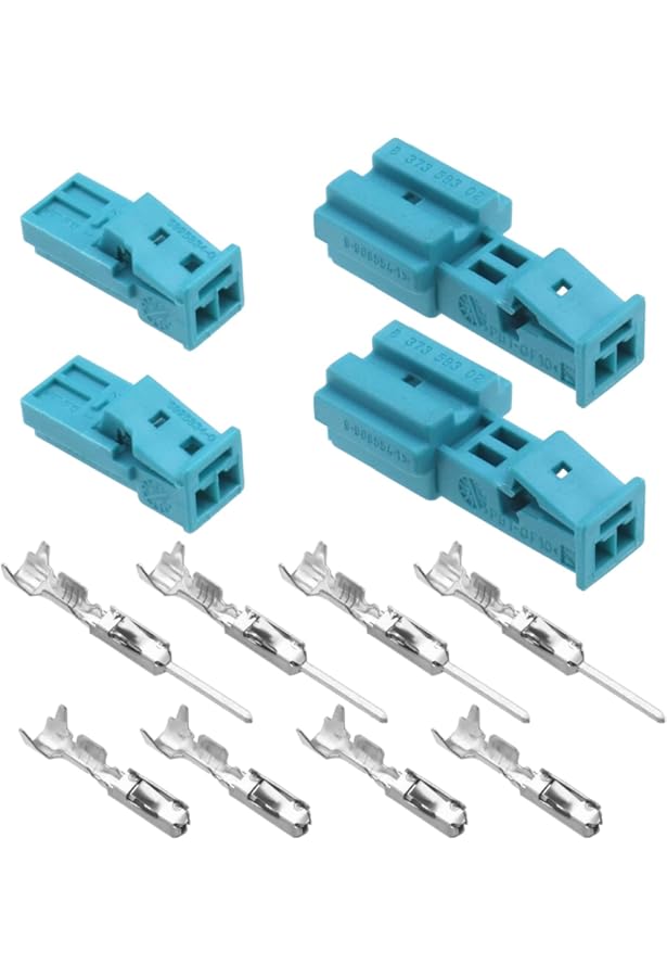 Amazon.com: eMagTech 2Pcs 2 Pin Female Repair Cable Replacement  