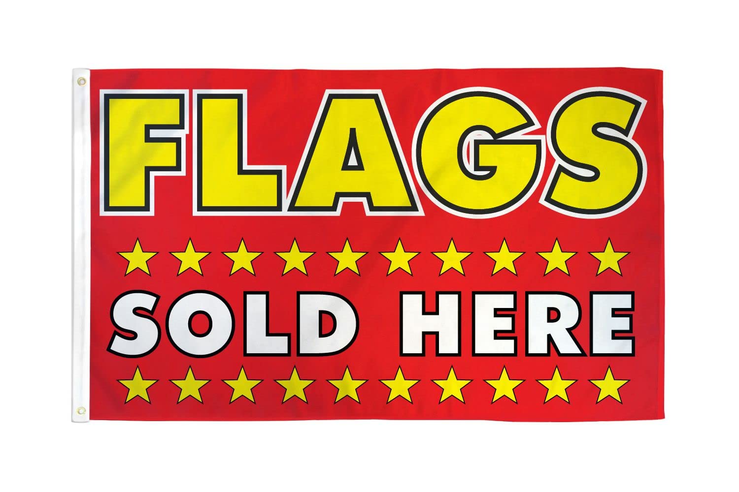 AZ FLAG - Flags Sold Here Flag - 3x5 Ft - 100D Polyester Flag Shop Banner with Two Metal Grommets - Fade Resistant - Vivid Colors - 3' x 5' Feet - 150x90 Cm