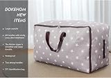 DOKEHOM 105L Large Storage Bag Fabric Garment Under Bed Moistureproof view 2