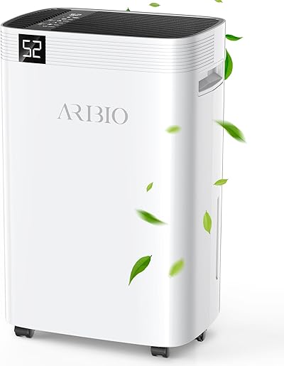 Luftentfeuchter Elektrisch, 30L/Tag Leistungsstarker Entfeuchter mit LED Anzeige,Timer, Wäschetrocknung, Raumgröße ca 300m³/100㎡, Gegen Feuchtigkeit & Schimmel in Keller, Badezimmer & Wohnung