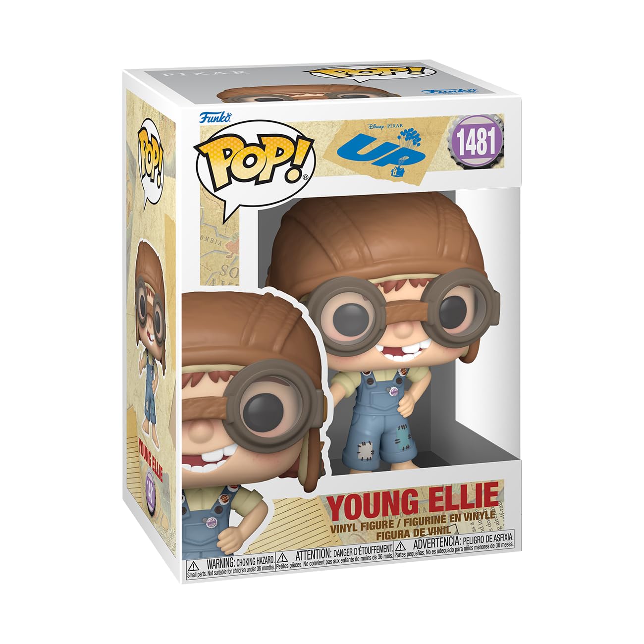 Funko Pop! Disney: UP – Young Ellie​ - up - Collectable Vinyl Figure - Gift Idea - Official Merchandise - Toys for Kids & Adults - Movies Fans - Model Figure for Collectors and Display