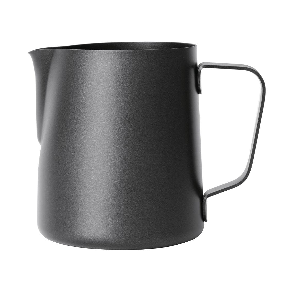 Olympia Black Non-Stick Milk Frothing Jug 340ml - Hot Drink Foam Maker and Milk Warmer for Latte, Cappuccinos, Macchiato CM606