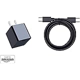 Made For Amazon, 15W Type-C Wall Charger with USB-C Cable - Black