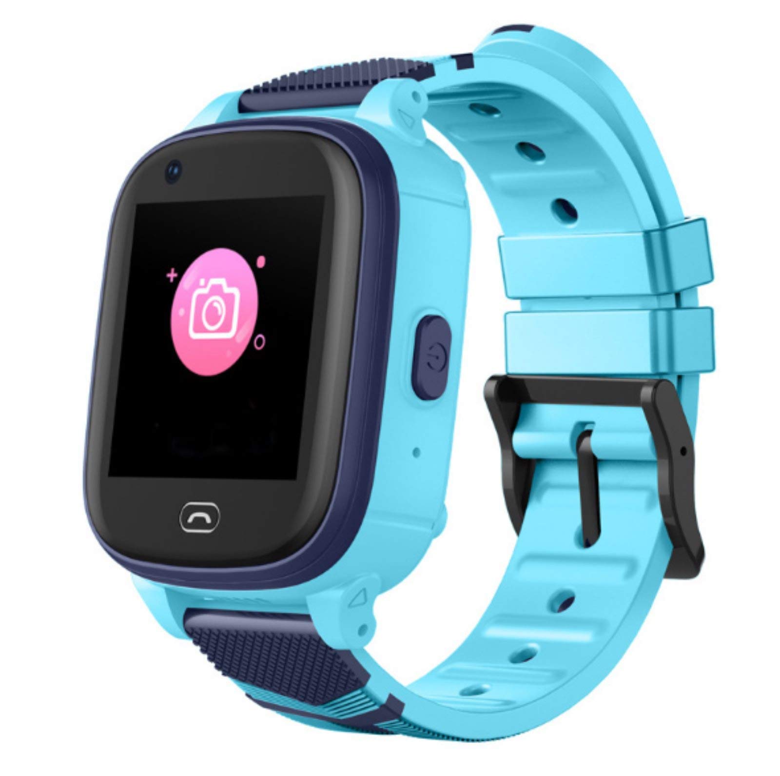 Ralehong Kids Games Music Camera Smartwatch Phone for Girls Boys Birthday with SOS Call Alarm,1.54 inch Touch Screen Fits for 3-12 Children (RA18_Blue)