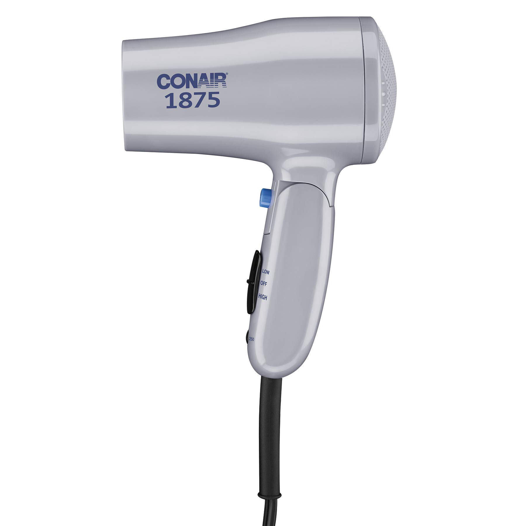 Conair 1875 Watt Compact Hair Dryer with Folding Handle, Dual Voltage