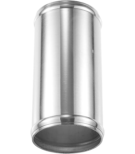 Black 2.5" Inch 63 Mm ID Straight Silicone Coupler Hose Pipe T-Clamp