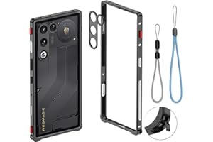 YANMONGI for for RedMagic 11 Air Metal Case Cover with Lanyard,Metal Frame,Shockproof & Heat Dissipation Design,Easy Installa