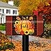 Briarwood Lane Happy Fall Pumpkin Magnetic Mailbox Cover Floral Autumn Standard