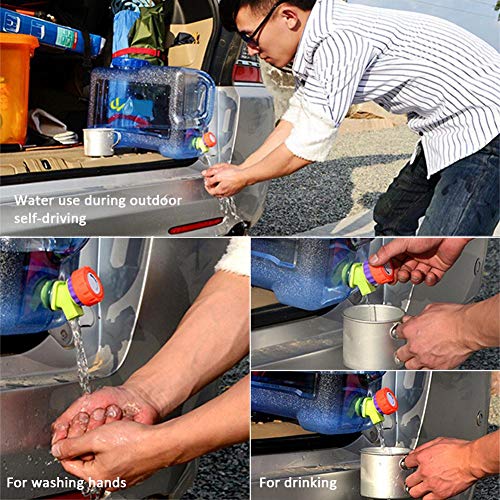 TSY 3 Gallon Portable Water Container with Spigot Camping Water Storage