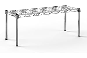 Regal Altair 14''W x 36''L x 14''H Chrome Plated Wire Dunnage Rack | Off The Floor Storage