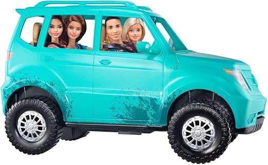 Voiture barbie 4 places Clearance