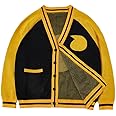 VEECOOCOS Soul Eater Cosplay Costume Soul Evans Baseball Jacket Coat Men's Halloween Costume