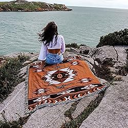 CCHYF Aztec Throw Blanket Native American Blanket