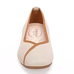 Frank Mully Womens Square Toe Flat Shoes