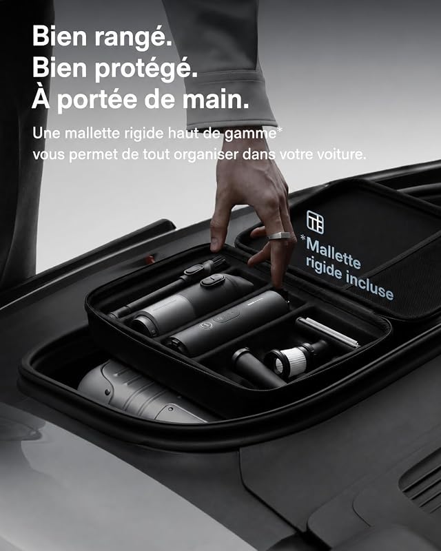 Aspirateur Voiture Puissant sans Fil, aspirateur à Main 20 000 Pa