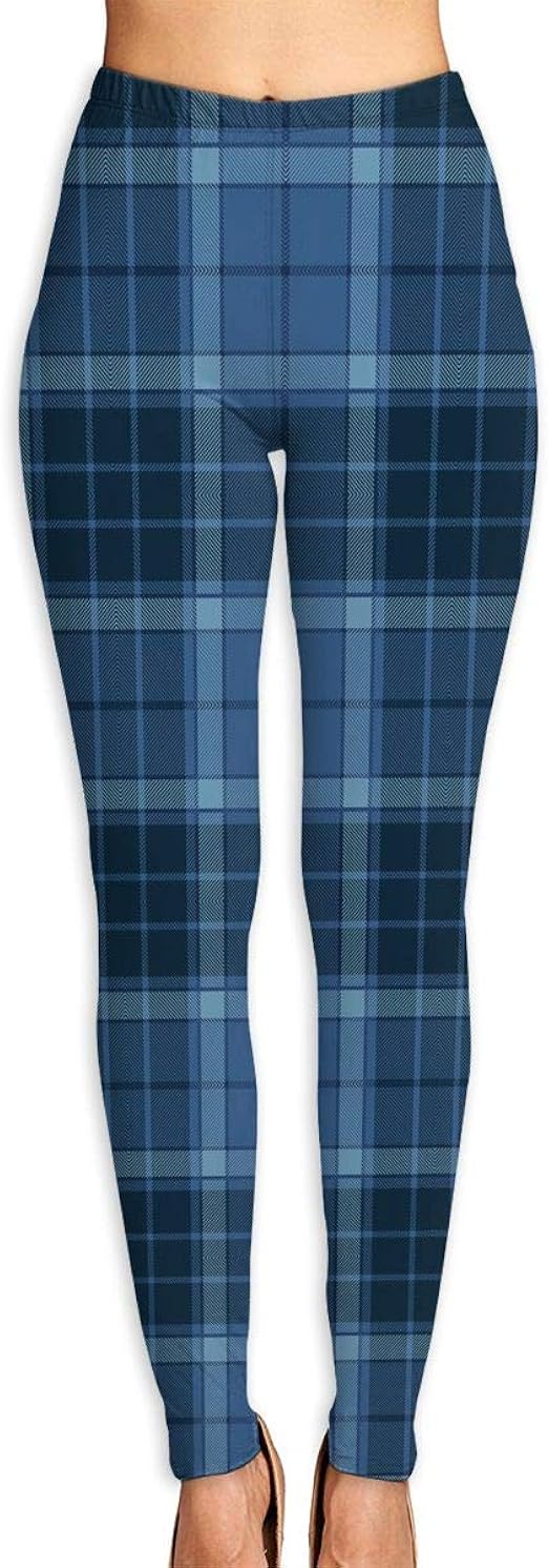 tartan gym leggings