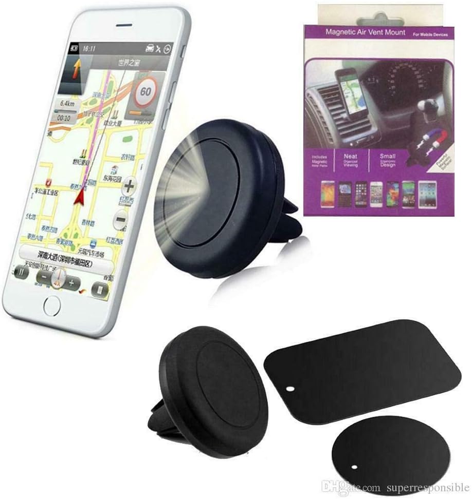 Techstyleuk® BEST STRONG UNIVERSAL MAGNETIC CAR PHONE HOLDER AIR VENT MOUNT 360° COMPATIBLE FOR ALL MOBILE IPHONE, SAMSUNG Acer, SONY, LG, BenQ, BlackBerry,