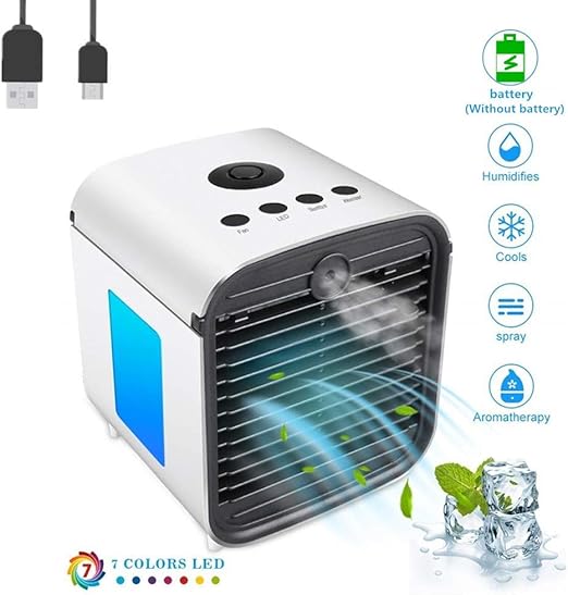 jml arctic air portable personal space air cooler & humidifier