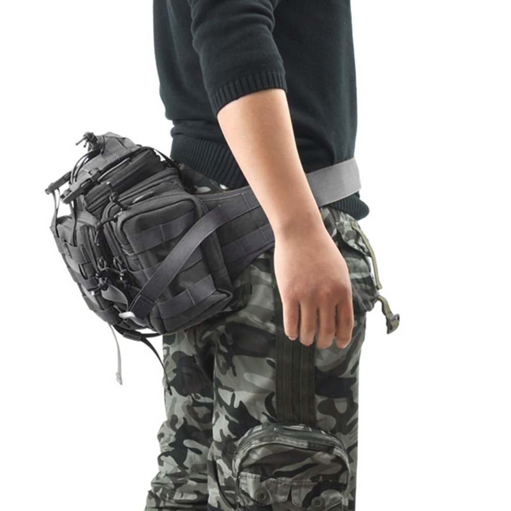 SHANGRILA Tactical Assault Gear Sling Pack Range Bag Hiking Fanny Pack