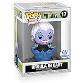 Epic Collectibles Pop Villains - Ursula in Cart Train Collection Exclusive Vinyl Figure Included with Box Protector Compatible for Funko