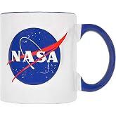 ICUP NASA Coffee Mug Classic Logo Ceramic 18 oz - Astronaut Gift for Adults | Officially licensed NASA classic ceramic coffee mug, 18 oz with iconic logo &mdash; astronaut space gift for adults, men &amp; women