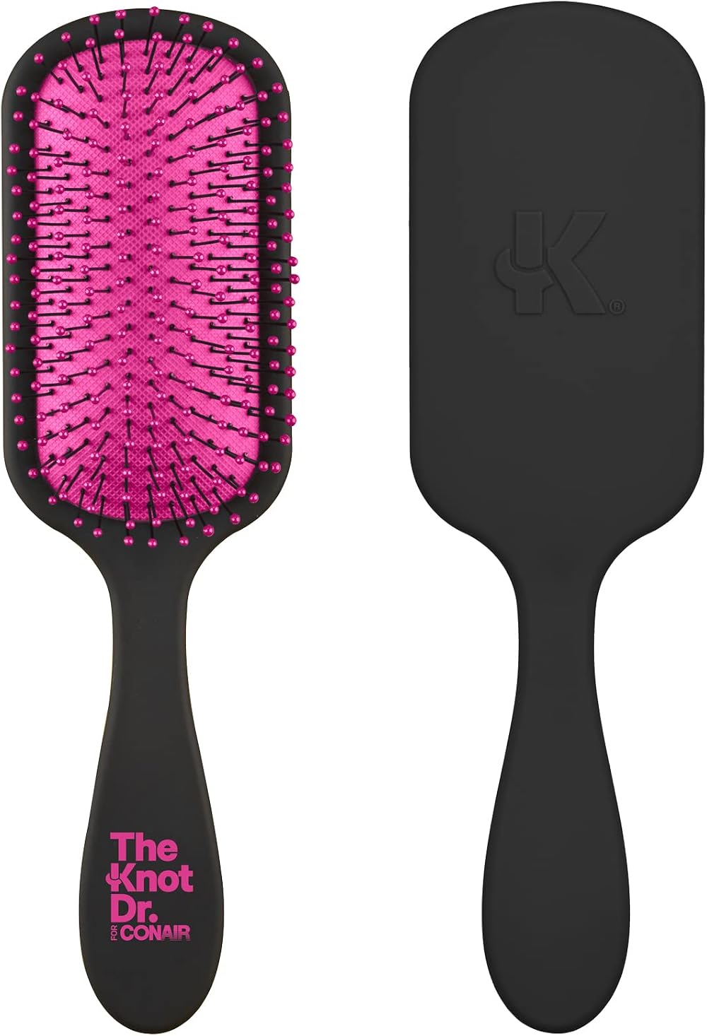 Conair Knot Dr Detangler Pink Case Wet Dry Hair Tangles No Pulling