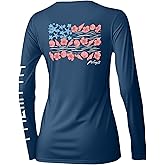 Palmyth Fishing Shirts for Women UPF 50+ Long Sleeve Fishing Shirt with Sun Protection Lightweight Quick-Dry T-Shirt