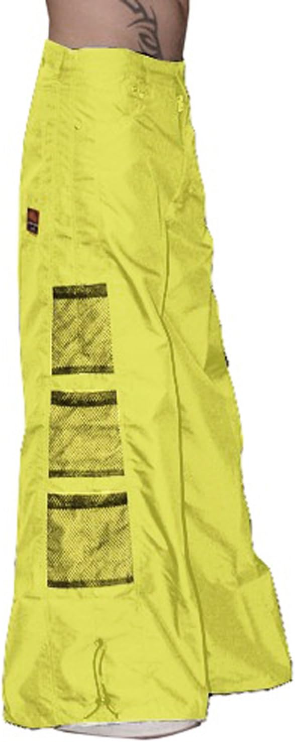 Ghast Unisex Cargo Drawstring Wideleg Mesh Pocket Rave Dance Pants