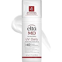 EltaMD UV Daily Moisturizer With SPF Face Sunscreen With Hyaluronic Acid, Broad Spectrum SPF 40 Face Sunscreen Moisturizer, N