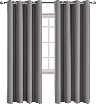 Amazon Com Flamingo P 100 Blackout Grey Curtains 108 Inch Grey