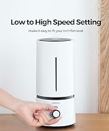 raydrop Humidifiers for Bedroom 1.70L Quiet Ultrasonic Filterless 32dB UK 220V view 2