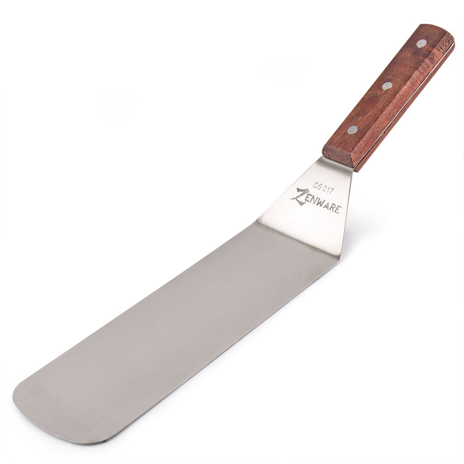 Zenware 3 Piece Stainless Steel Utensil Set with Spatula and Scraper