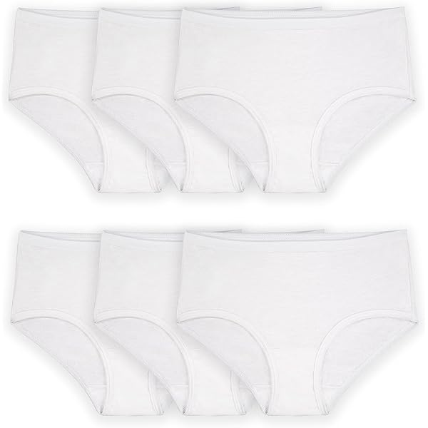 Kit 10 Calcinhas Hanes Infantil - Algodão, Sem Etiqueta, Estilo Hipster E Biquíni